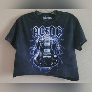 AC/DC Kids Black Graphic T-Shirt